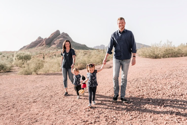Ayla Blanton, one of the best photographers in Phoenix, specializing in intimate family and couple portraits
